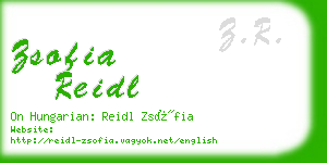 zsofia reidl business card